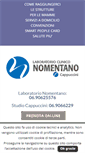 Mobile Screenshot of laboratorionomentano.it
